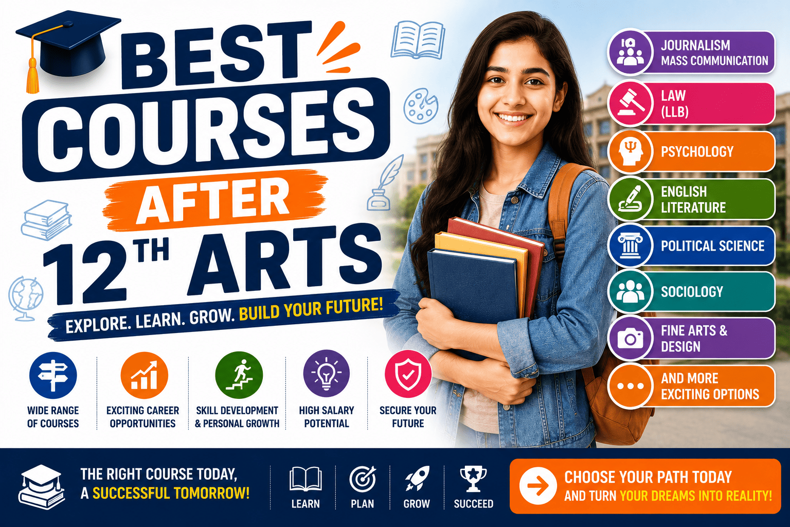 Best Courses After 12th Arts